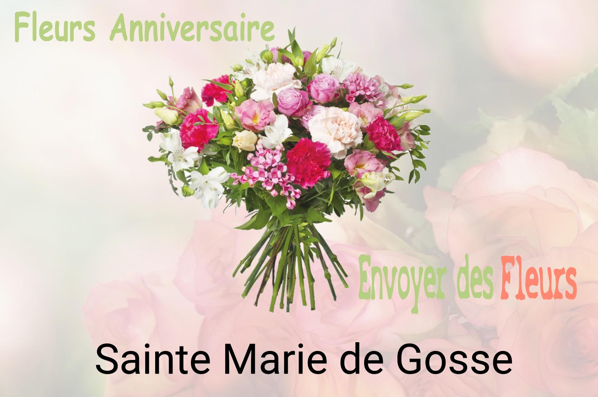 Bouquet de fleurs d’anniversaire livré à Sainte-Marie-de-Gosse