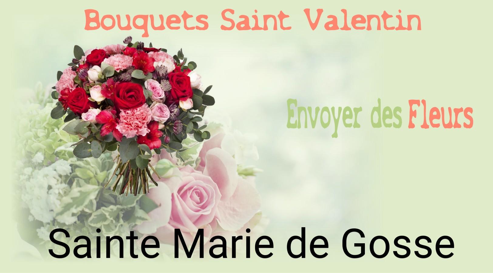 Roses de Saint-Valentin livrées à Sainte-Marie-de-Gosse